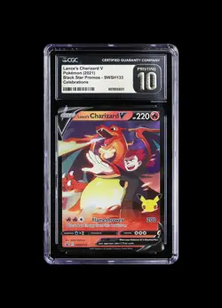 2021 Charizard V Pokemon Black Star Promos SWSH133 Celebrations CGC 10 Pristine - Image 4
