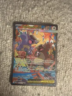 Pokemon Mega Kangaskhan Me01: Mega Evolution 182/132 Holo EX 300 HP Basic - Image 1