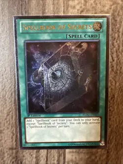 Yugioh! REDU-EN057 Spellbook Of Secrets 1st Edition Ultimate rare - Image 1