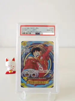 PSA 10 Monkey D. Luffy 2024 Foil PCC One Piece Day 24 Promo OP07-109 SR Japanese - Image 1