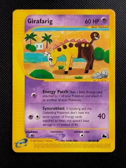 (LP-MP) Girafarig 58/144 2003 Skyridge Regular Pokemon Card - Image 1
