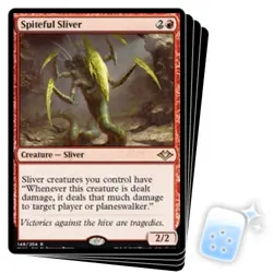 SPITEFUL SLIVER X4 Modern Horizons Magic MTG MINT CARD - Image 1