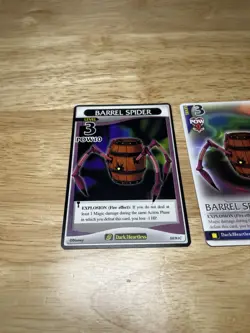 Kingdom Hearts TCG - Break of Dawn ( 2 ) "Barrel Spider" Cards 109/162C & 50/91C - Image 2