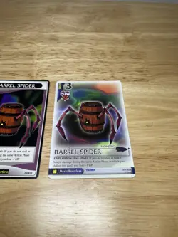Kingdom Hearts TCG - Break of Dawn ( 2 ) "Barrel Spider" Cards 109/162C & 50/91C - Image 3