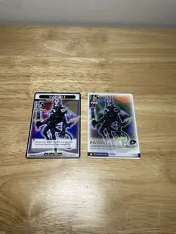 ( 2 ) KINGDOM HEARTS TCG Disney Cards “Invisible” Level 5 68/128U & 123/162U - Image 1
