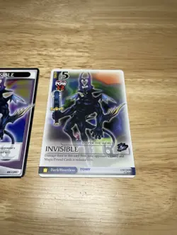 ( 2 ) KINGDOM HEARTS TCG Disney Cards “Invisible” Level 5 68/128U & 123/162U - Image 3