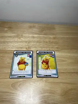2 KINGDOM HEARTS TCG Disney Cards “Winnie The Pooh” 27/128R & 26/91R Level 0 & 1 - Image 1