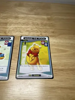 2 KINGDOM HEARTS TCG Disney Cards “Winnie The Pooh” 27/128R & 26/91R Level 0 & 1 - Image 3