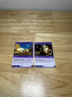 Lot Of ( 2 ) KINGDOM HEARTS TCG Disney Trading Cards Whirli-Goof & Red Rocket - Image 1