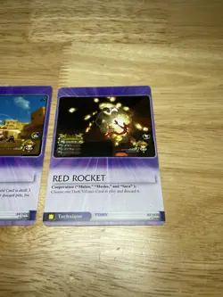 Lot Of ( 2 ) KINGDOM HEARTS TCG Disney Trading Cards Whirli-Goof & Red Rocket - Image 3