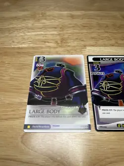 ( 2 ) KINGDOM HEARTS TCG Disney Cards “LARGE BODY” 51/91C & 111/162C Level 3 - Image 2