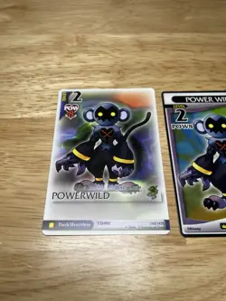 ( 2 ) KINGDOM HEARTS TCG Disney Cards “Power Wild” 54/128C & 103/162C Level 2 - Image 2