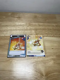 ( 2 ) Kingdom Hearts TCG Disney Cards “Abu” 20/91C & 36/162C Level 0 & Level 1 - Image 1