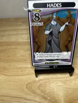 KINGDOM HEARTS TCG - Hades 77/128U Level 8 A Darkness Awakened Disney Card - Image 3