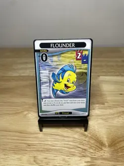 Flounder Lvl 0 - Light & Darkness (EN) - Kingdom Hearts TCG Disney Trading Card - Image 1