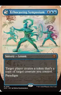 Echocasting Symposium (Borderless) Secrets of Strixhaven 291 Regular MTG Card NM - Image 1