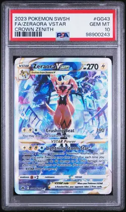 Hisuian Zoroark GG56 Zeraora vstar GG43 Psa 10 Eng Crown Zenith Pokemon - Image 4