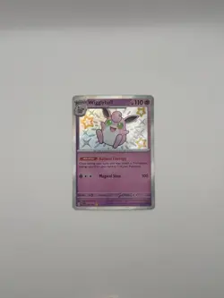 Wigglytuff 147/091 SV Paldean Fates Shiny Rare Holo Pokemon Card NM - Image 1