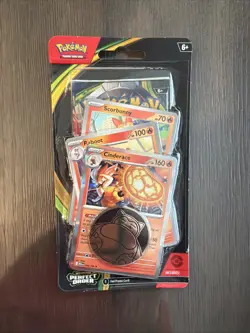 Pokemon Mega Evolution Perfect Order Blister Pack, Scorbunny, Raboot , Cinderace - Image 1