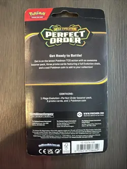 Pokemon Mega Evolution Perfect Order Blister Pack, Scorbunny, Raboot , Cinderace - Image 2