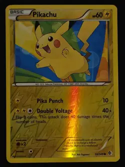 Pokemon Pikachu 50/149 Boundaries Crossed Reverse Holo NM - Image 1