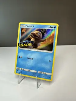 Pokemon Psyduck - SM199 Detective Pikachu HOLO Stamped - Black Star Promo LP - Image 1