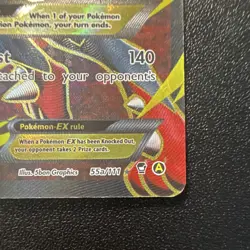Pokemon Mega Lucario EX Full Art Alternate Art Holo 055A/111 2017 - Image 5