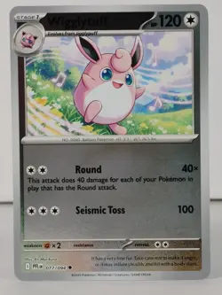 Wigglytuff - POKEMON - Phantasmal Flames - 077/094 - Reverse Holo - NM - Image 1