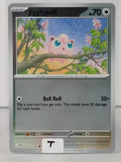 Jigglypuff - Reverse Holo - Phantasmal Flames - Pokemon - 076/094 - U Pick - Image 2
