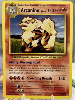 Arcanine 18/108 Pokemon XY Evolutions Rare Non Holo NM - Image 1