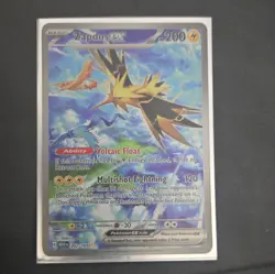 The Pokemon Company Zapdos ex 202/165 SV 151 SIR Holo English Basic Lightning - Image 2
