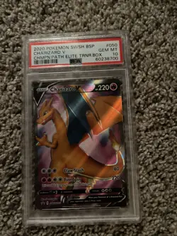 2020 Pokemon Charizard v Promo SWSH050 Psa Gem Mint 10 - Image 1