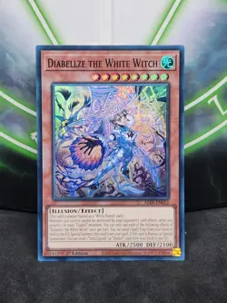 Yugioh Diabellze the White Witch ALIN-EN012 Super Rare 1st Edition NM - Image 1