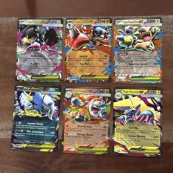 Pokemon Mega Evolution Set of EX Double Rare 6 Card Lot NM - Image 1