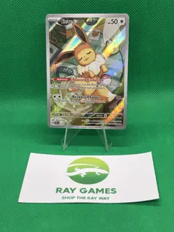 Pokemon TCG Eevee 173 Scarlet & Violet Promo Card Holo LP - Image 1
