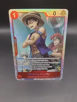 One Piece Card Game - Monkey.D.Luffy OP14-013 SR Super Rare Holo Foil - English - Image 1