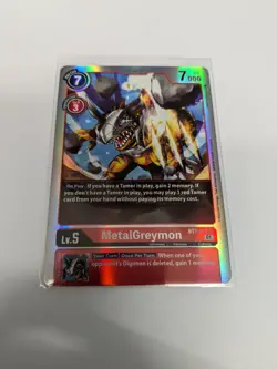 BT7-013 MetalGreymon Super Rare NM/M Digimon Card Next Adventure - Image 1