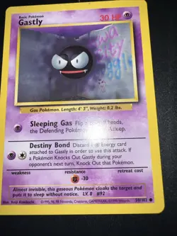 Lot Of 5 Pokemon Cards 1999 Machop, Doduo, Gastly, Drowzee, Tentacruel - Image 3