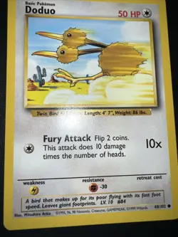 Lot Of 5 Pokemon Cards 1999 Machop, Doduo, Gastly, Drowzee, Tentacruel - Image 4