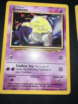 Lot Of 5 Pokemon Cards 1999 Machop, Doduo, Gastly, Drowzee, Tentacruel - Image 5