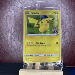 Pokemon GO 2022 Holo Pikachu Trading Card TCG 028/078 Factory Sealed Store Promo - Image 1