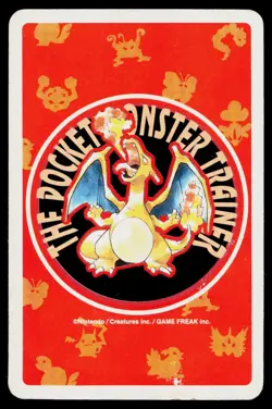 Jigglypuff 6 of Clubs Pokemon Red Playing Card Damaged - Image 2