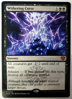 Withering Curse - Mythic - MTG Secrets of Strixhaven - 0105 NM - Image 1
