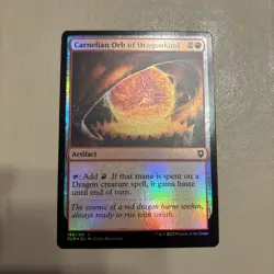 *FOIL* Carnelian Orb of Dragonkind - Baldur's Gate - MTG Magic - NM - Image 1