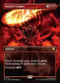 Sozin's Comet (0332) - Foil - Borderless - Avatar: The Last Airbender #0332 MTG - Image 1