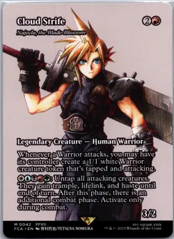 Cloud Strife - Najeela, the Blade-Blossom (Showcase) M FCA 42 NM - Image 1