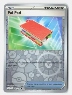 Pal Pad Reverse Holo 182/198 Common Scarlet & Violet Pokemon Near Mint - Image 1