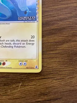 2005 Pokemon EX Delta Species Dragonair Reverse Holo STAMPED #41/113 - Image 2