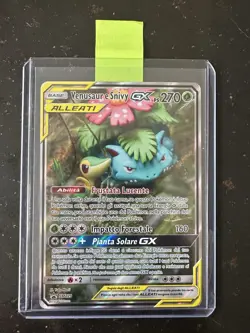 Venusaur & Snivy GX SM229 Full Art Tag Team Pokemon ITA NM - Image 1