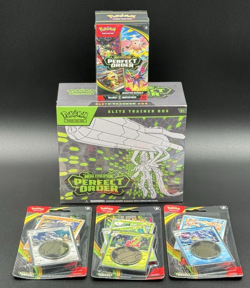 Pokemon Mega Evolution Perfect Order Bundle ETB, Booster Bundle, 3 Blister Packs - Image 1